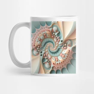 A Fractal Pattern of Pastel Colors Mug